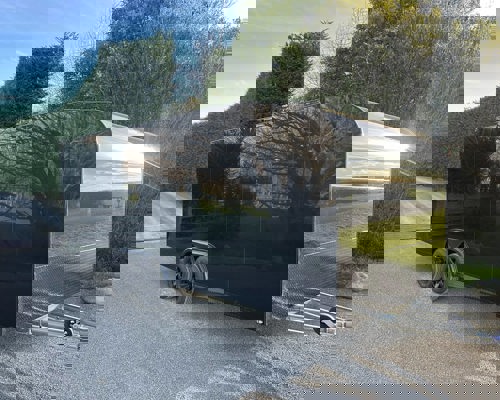 Sleek Black Gloss Enclosed Trailer